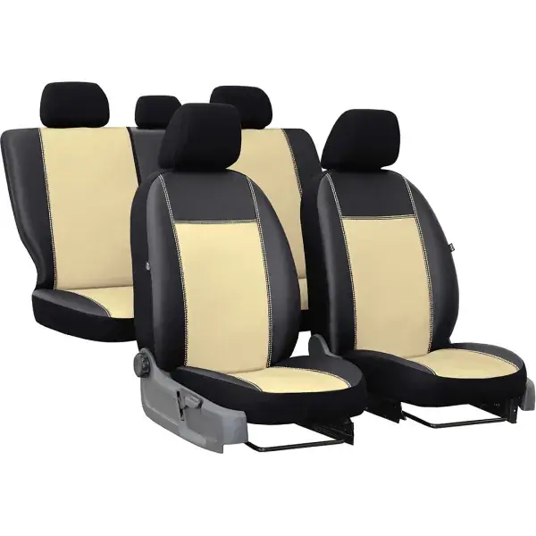 EXCLUSIVE istuinsuojat (eco-nahka, alcantara) Fiat Doblo IV 2015-2020 (3 paikkaa) - Juuri lisätty