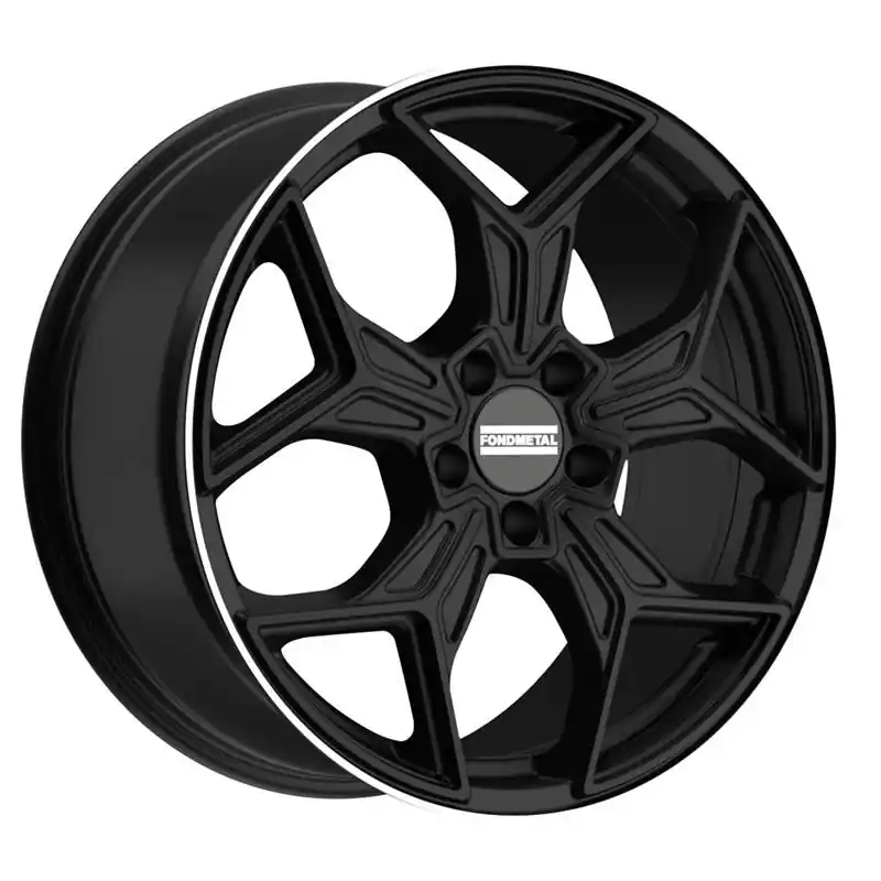 Erikoistarjous | Fondmetal Taranis Matt Black Machined Lip J8 R19 5X112 ET20 CB66.6