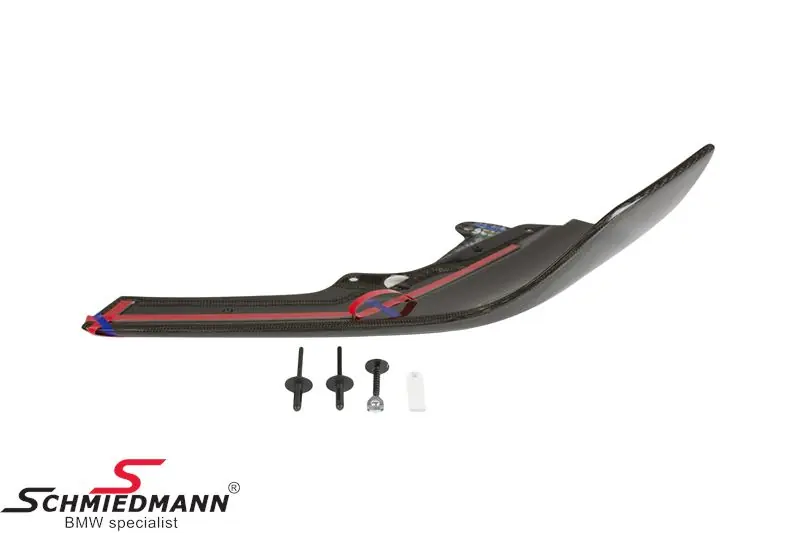 Frontspoiler-wing hiilikuitua -///M-Performance Vasen puoli, alkuperäinen BMW 51192365981 51 19 2 365 981 2365981 - Loppuunmyynti