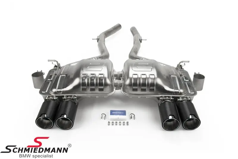 Eisenmann sport takavaimennin jossa musta kromi/harjattu alumiini ulostulot 4XØ90MM | Viimeinen tilaisuus