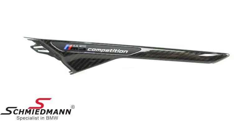 Ritilä etulokasuojaan, vasen ///M-Performance hiilikuitua 51719627255 51 71 9 627 255 9627255 - Poistotuote