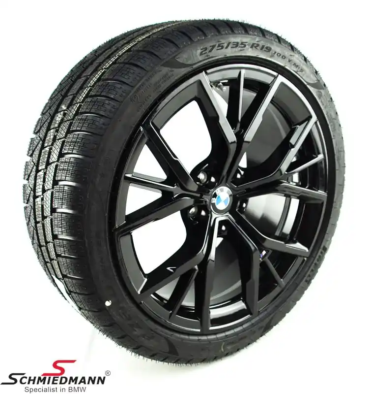 Poistotuote - TPM WHEEL WITH TIRE WINTER JET BLACK 275/35R19 100V 36115A55579 36 11 5 A55 579 5A55579